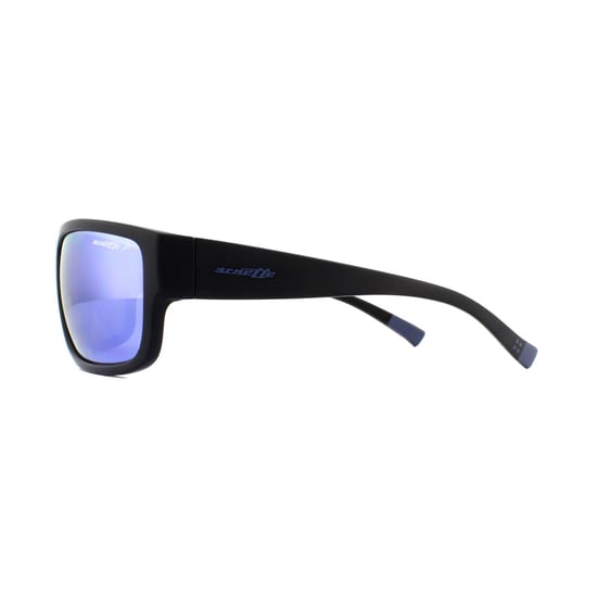 Arnette Sonnenbrille Bushwick 4256 01/22 Matt Schwarz Dunkel Grau Spiegel Wasser - Image 3