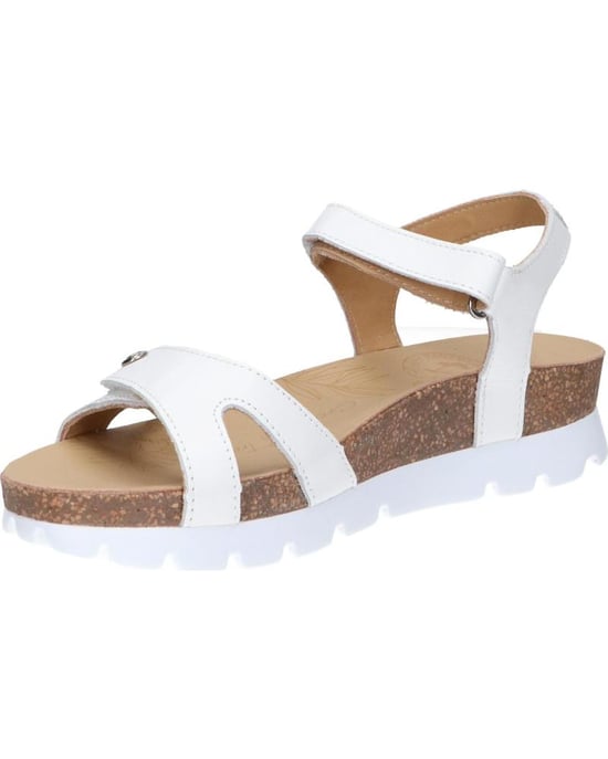 Panama Jack Damen-Wedge-Weißleder-Leder-Plateausandalen – Sulia B1 - Image 2