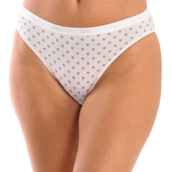 Pack-3 Panties Slips Coton Strech D4C17 woman