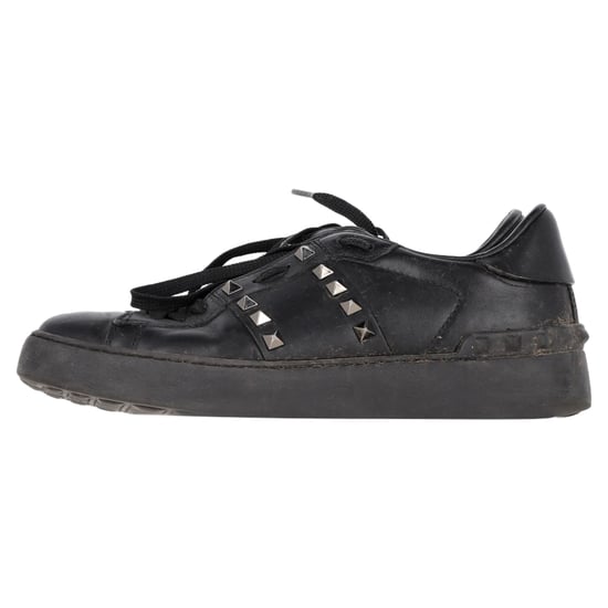 Valentino Garavani Rockstud Schnürsneaker aus schwarzem Kalbsleder - Image 5