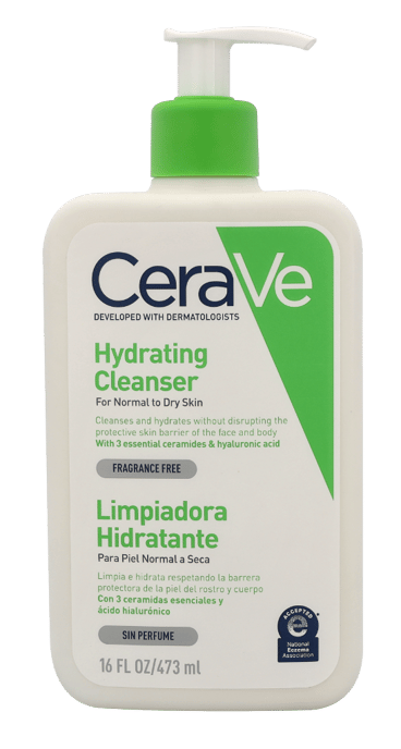 CeraVe Hydrating Cleanser w/Pump. - Image 1