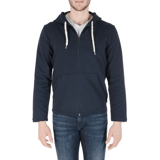 19V69 Italia Mens Hoodie Navy Blue THOMAS NAVY BLUE