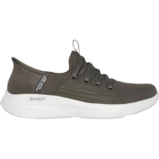Skechers Relaxed Fit Sport Ballet Chic Textile Damen Olivgrüne Sneakers - Image 2