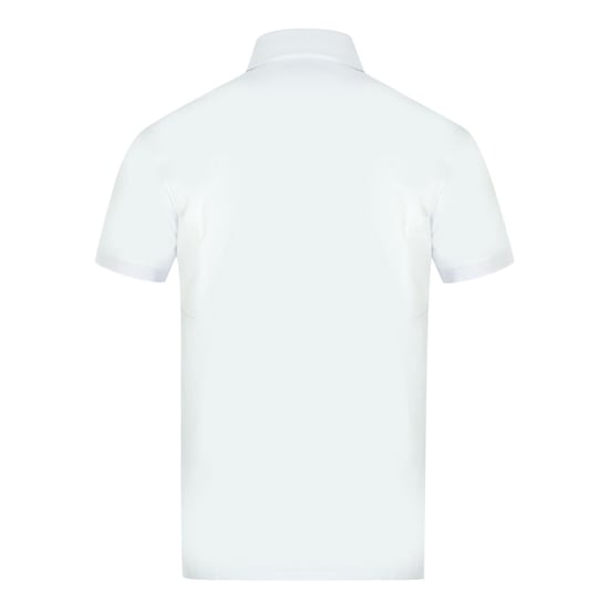 Aquascutum Aldis Brand London Logo Weisses Poloshirt - Image 2