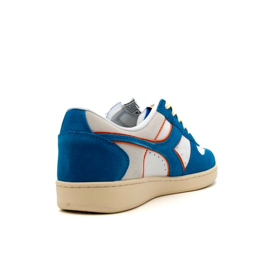 Sneakers Diadora Magic Basketball Low Suede Leather Royal/White
