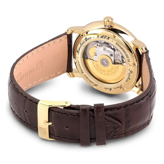 Frédérique Constant Heart Beat Moonphase Men's Brown Watch FC-335MC4P5