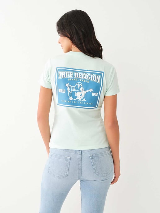 Buddha Puff Tee in Glacier