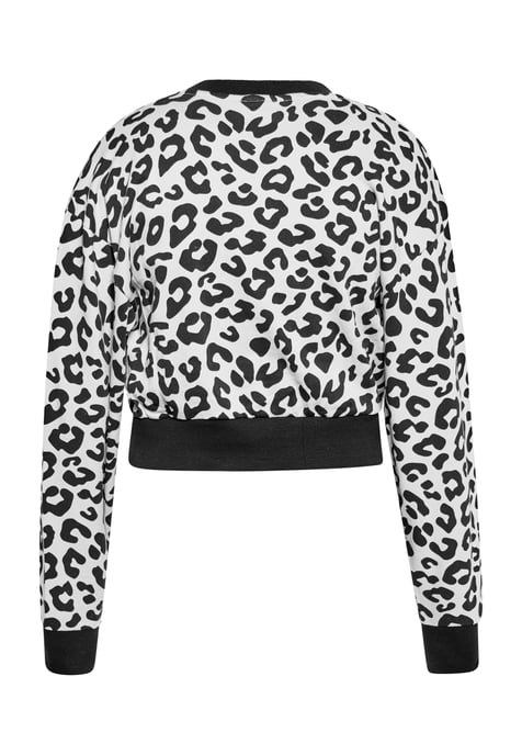 Mymo Sweatshirt Damen Weiss Leo - Image 5
