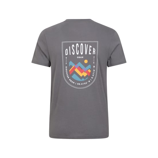 Mountain Warehouse Mens Discover Oban Cotton T-Shirt (Grey)