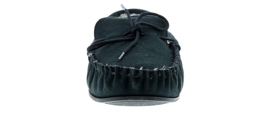 Hush Puppies Allie Leder Womens Mokassin Memory Foam Kunstfell navy - Image 3
