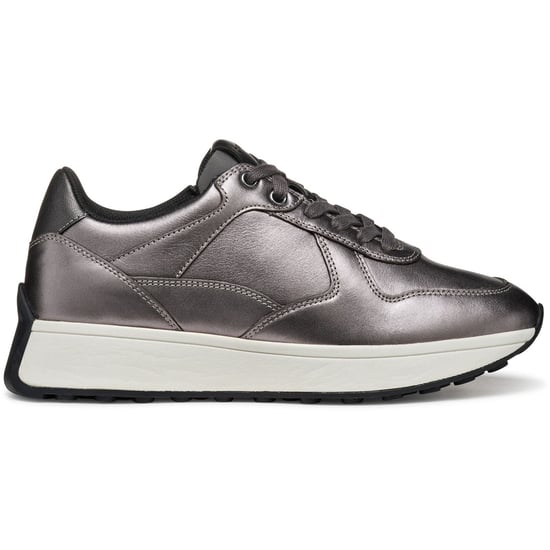 Geox D Amabel A Leder Women's Gun Turnschuhe - Image 6