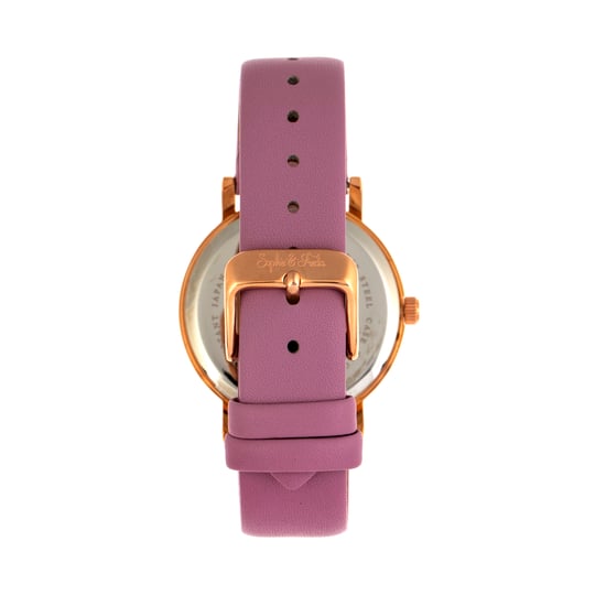 Sophie and Freda Budapest Leather-Band Watch