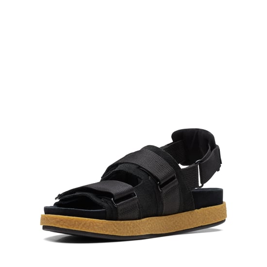 Men's Clarks Originals Overleigh Tor Sandals in Black - Image 4