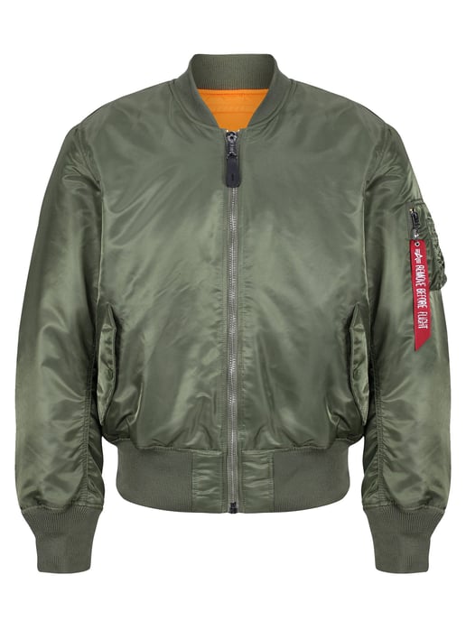 Alpha Industries Men's MA-1 Bomber Jacket in Sage Green - Image 5