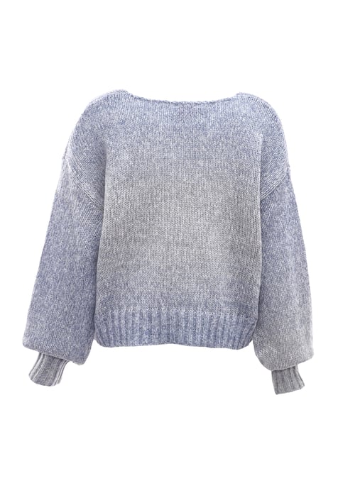 Mymo Zur Seite fahren Damen Blau Wollweiss - Image 2