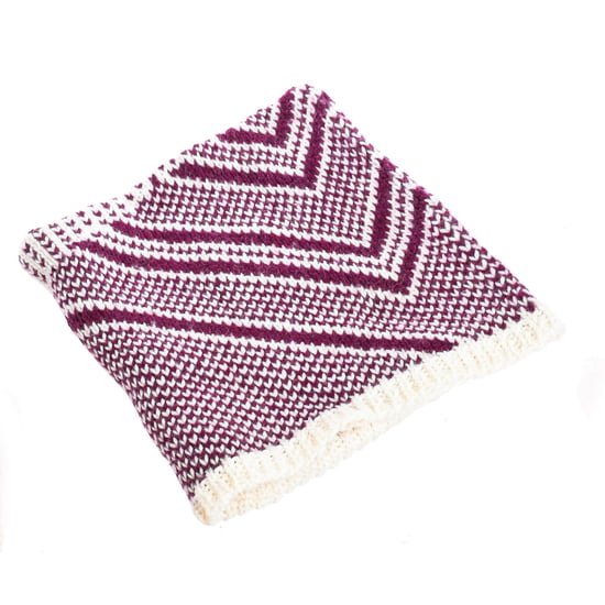 Hood with knitted collar 96700 woman