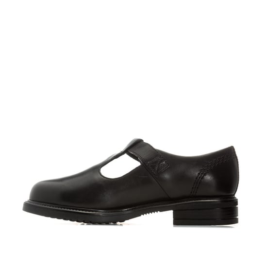Kickers Kinder Lach T-Bar Lederschuhe für Mädchen in Schwarz - Image 5