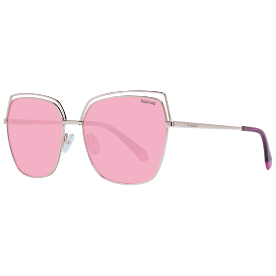 Polaroid Square Womens Gold Copper Pink Polarized PLD 4093/S