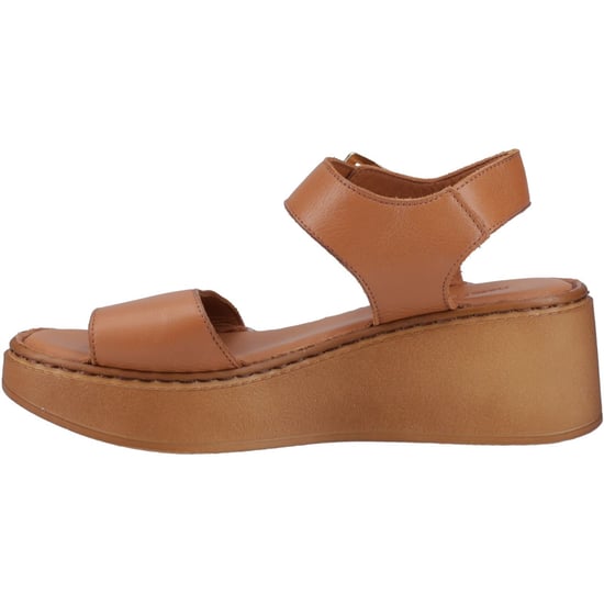 Hush Puppies Beatrix Wedge Damen Sandalen aus Leder in Tan - Image 4