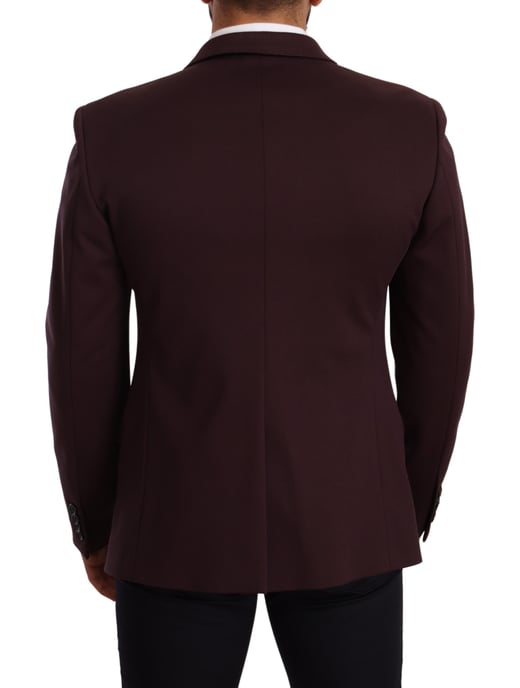 Dolce & Gabbana Herren Lila Baumwolle Slim Blazer Jacke - Image 3