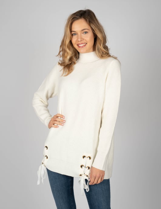 Trussardi Jeans Pullover Damen beige - Image 3