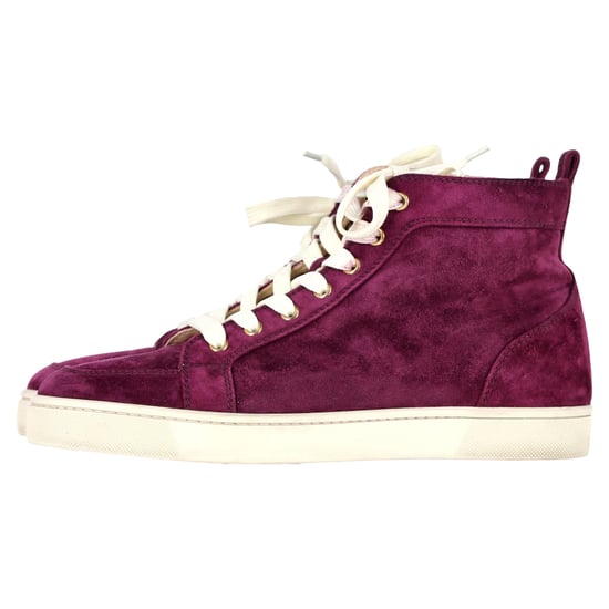 Christian Louboutin Rantus High-Top Sneaker aus lila Wildleder - Image 6