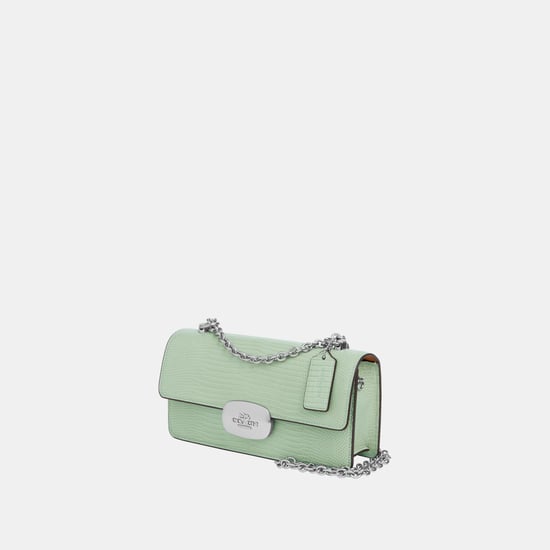Eliza Flap Crossbody in Lizard-Embossed Leather Bag