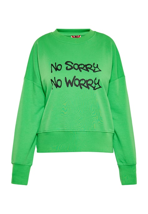 Mymo Sweatshirt Damen grün - Image 1