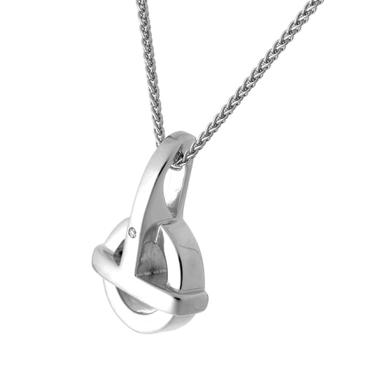 Orphelia Damen 925 Sterling Silber Set: Kettenanhänger + Ohrringe - Silber SET-5677 - Image 3