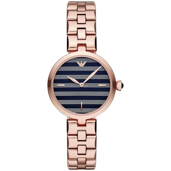 Emporio Armani AR11220 Rose Gold Stahl 316 L Analog Quarz Damenuhr - Image 1