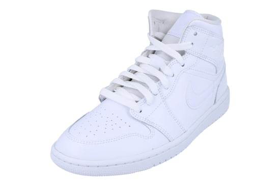 Nike Damen Air Jordan 1 Mid Weiße Sneakers - Image 1