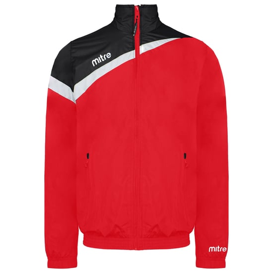Mitre Polarize Herren-Regenjacke in Rot/Schwarz - Image 1