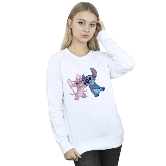 Disney Damen/Lilo & Stitch Kisses Sweatshirt (Weiß) - Image 2