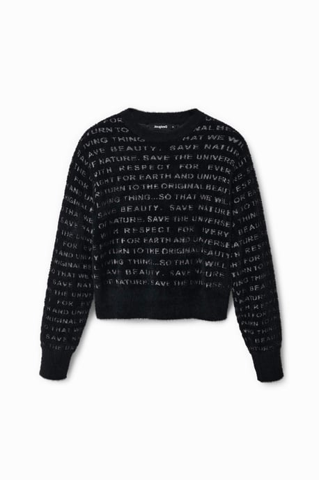 Desigual Damen Schwarz Strickware - Image 1