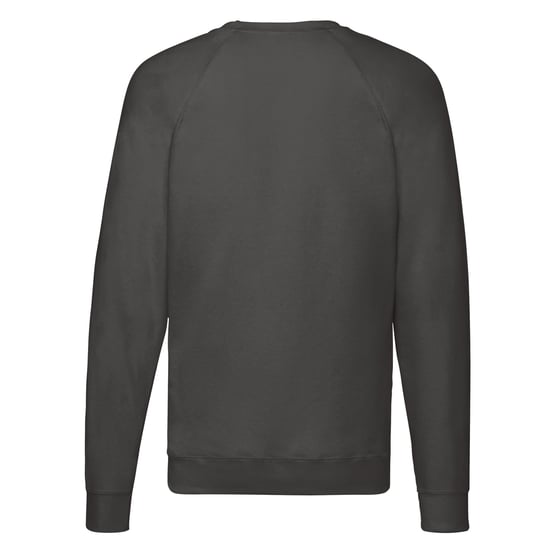 Fruit of the Loom - Sweatshirt für Herren/Damen Unisex Raglanärmel (Hellgrau) - Image 2