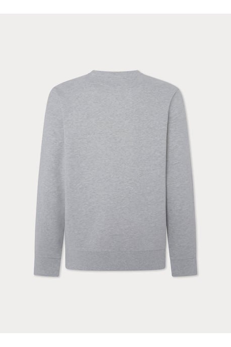 Heritage Hackett Logo Crew Sweat Grey Marl