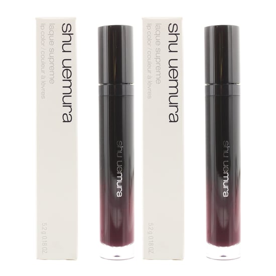 Shu Uemura Laque Supreme Lip Colour 5.2g - WN05 Deep Wine x 2