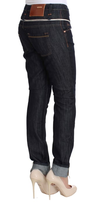 Acht Damen Blaue Denim Baumwolle Gerade Passform Jeans - Image 4