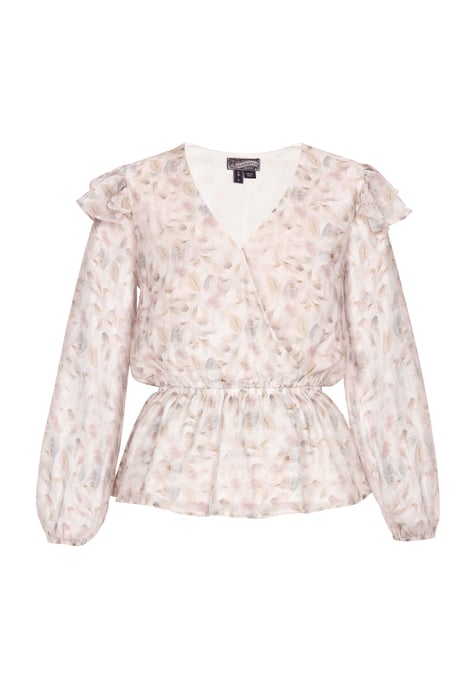Dreimaster Bluse Damen Hell Braun - Image 1