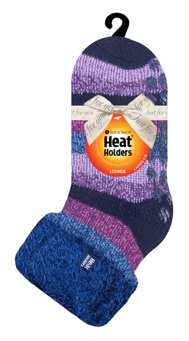 HEAT HOLDERS - Womens Thermal Slipper Bettsocken mit rutschfesten Griffen - Image 2