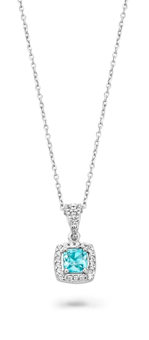 Orphelia 'Faustine' Damenkette mit Anhänger aus 925er Sterlingsilber - Silber ZH-7199/TO - Image 4