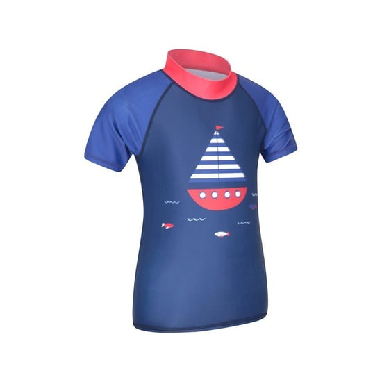Mountain Warehouse Childrens/Kids Short-Sleeved Rash Guard (Kobaltblau) - Image 3