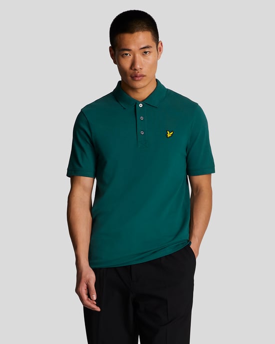 Herren-Poloshirt von Lyle & Scott in Grün - Image 1
