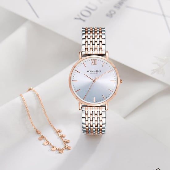 Victoria Hyde Primrose Uhren Klassisch Bicolor Rose Gold Silber - Image 2