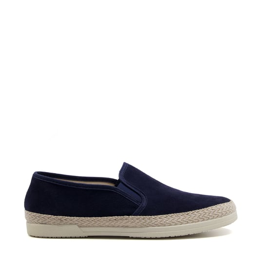 Dune Francisco Wildleder Herren Sneaker In Marineblau - Image 2