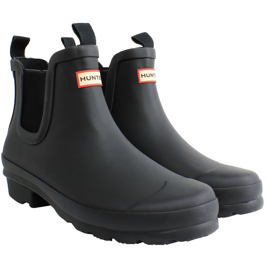 Hunter Chelsea Gummistiefel für große Kinder, Schwarz - Image 3