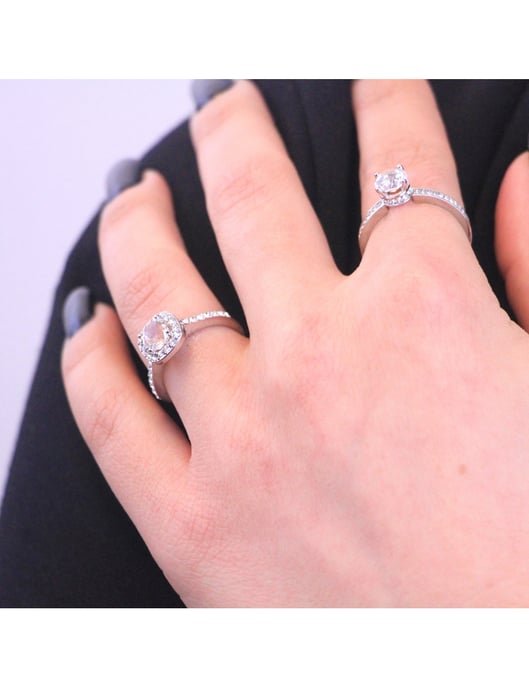 Elise Ring - Silber und Kristall - Image 2