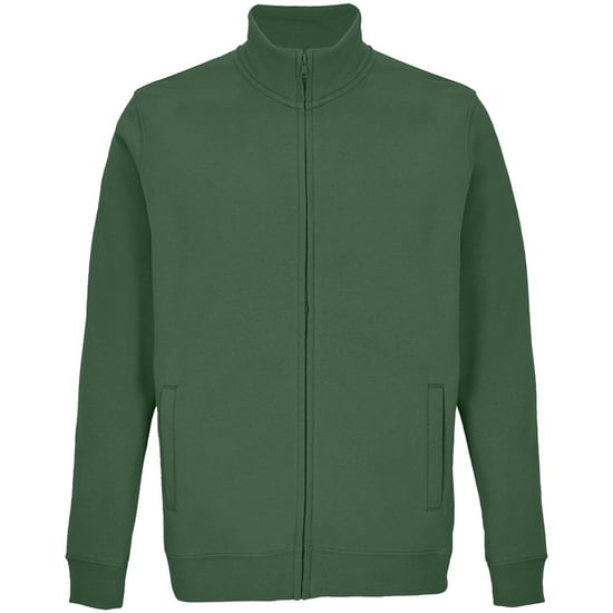 SOLS Unisex Adult Cooper Full Zip Sweat Jacket (Bottle Green)
