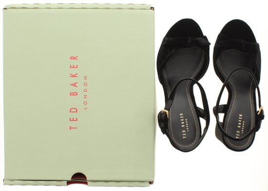 Ted Baker Womens Sandals Kayvi Heels Platform Block Heeled Adjustable Black