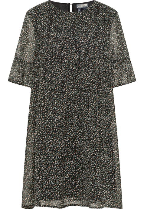Dreimaster Kleid Damen Schwarz Mehrfarbig - Image 1
